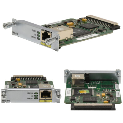 Cisco HWIC-1FE Layer 3 Fast Ethernet Interface High-Speed WIC Card 73-10676-02