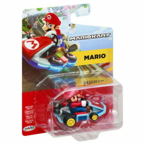 Jakks Pacific Mario Kart 8 World of Nintendo Mini Figure and Vehicle Race Car