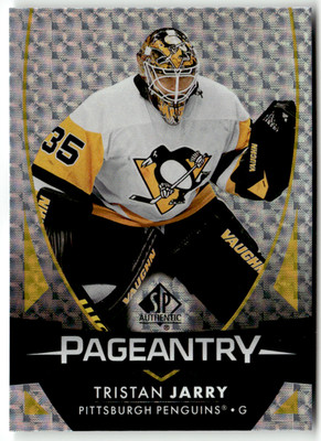 2023-24 Upper Deck SP Authentic NHL No. P-28 Tristan Jarry Pageantry Holo
