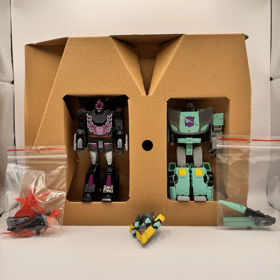 Transformers Shattered Glass Rodimus & Sideswipe w/- Whisper BIB loose, complete - image 3 of 4