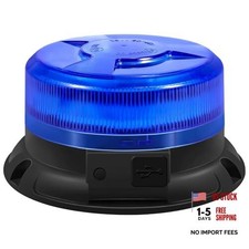 Blue Waterproof LED Strobe Light with Magnetic Waterproof Strobe Beacon Lights