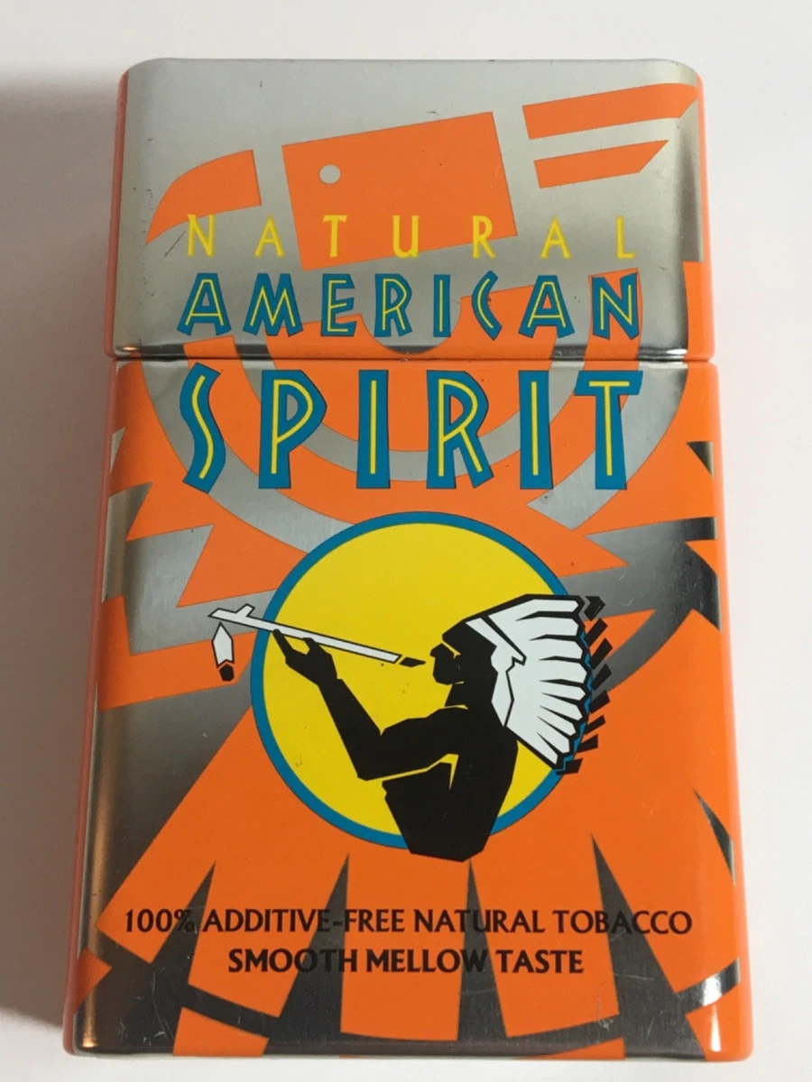 American Spirit Cigarette Tin Collectible Tobacco Tins for sale