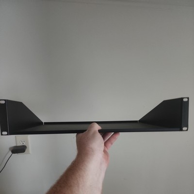 Middle Atlantic U2, 2U Solid Steel Rack Shelf 14.5'' Depth For Audio Equipment