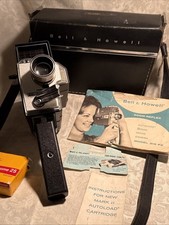 Bell  Howell 315 PZ 8mm Zoom Reflex movie camera w/ Case  instructions tested