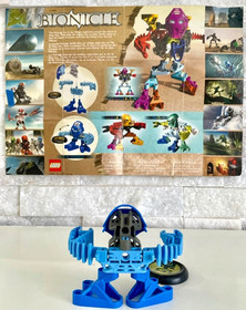 Bionicle Tohunga Set of 6: 1388, 1389, 1390, 1391, 1392, 1393 w/Disks & Posters