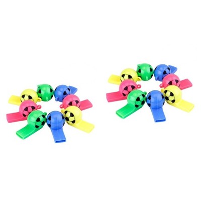  2 Pack Sport Trillerpfeife Schiedsrichter Trainingspfiff Farbenfrohe