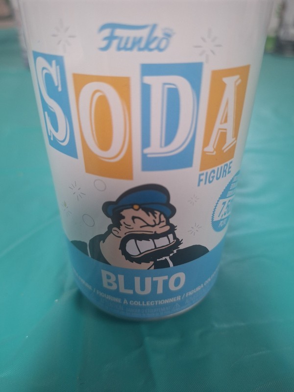 Funko Vinyl Soda Bluto • Popeye • Classic Cartoon Villain • Figure + Can + Pog