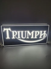 TRIUMPH USB LED Light Up Sign Light Box USB Lamp