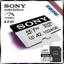 SONY Original Micro SD card U3 V30 128GB 256GB 512GB High Speed TF Memory Flash