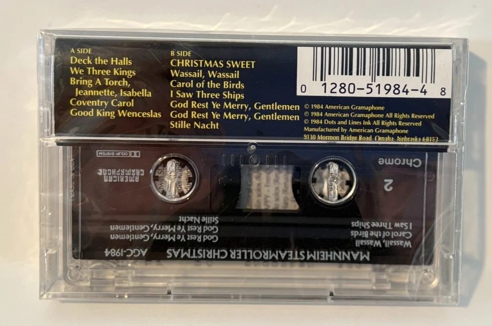 Mannheim Steamroller Christmas 1984 Cassette Tape NEW SEALED - Image 2 of 3