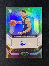 2020-21 Panini Certified Desmond Bane Rookie Roll Call Green Auto #4/5 RC