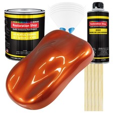 Restoration Shop Inferno Orange Pearl Met. Acrylic Enamel Gallon Kit Auto Paint