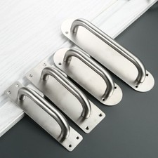 Pull Push Door Plate Handle Stainless Steel Heavy Duty Barn Door Pull For Shed