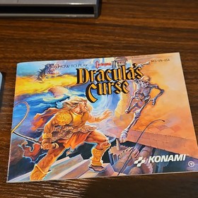 Castlevania III 3 Dracula's Curse NES CIB