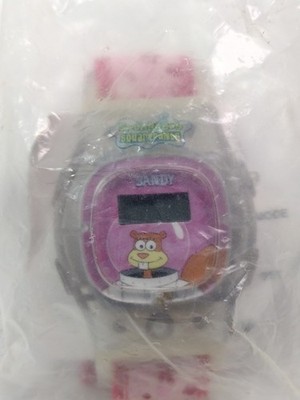 Kellogg's Nickelodeon Wrist Watch SpongeBob SquarePants 2004 Movie Sandy Cheeks