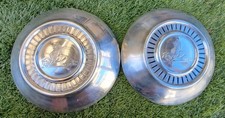 2 FJ FX HOLDEN STAINLESS STEEL CHROME HUBCAPS UTE VAN SEDAN DELIVERY GOOD DRIVER