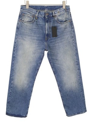 R13 Cuffed X-BF Damen Jeans 28 Jasper Whiskered Straight blau PF25 *