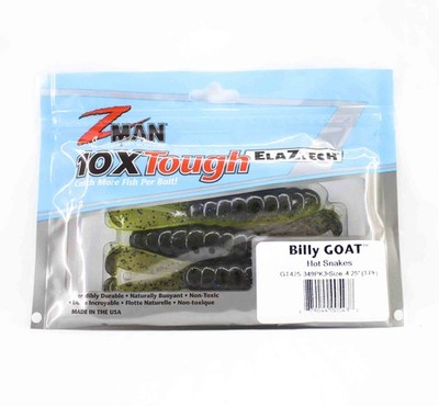 Zman Soft K�der Billy Goat 4.25 Zoll 3/Pack Hot Snakes (5438)