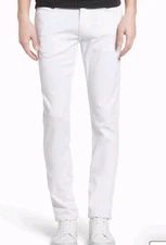 NWT MENS PAIGE TRANSCEND LENNOX SLIM JEAN- ICE CAP 30X32