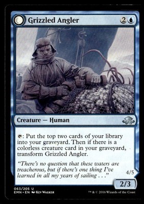 2016 Eldritch Moon Grizzled Angler // Grisly Anglerfish Expansion/Uncommon #63