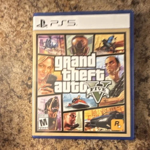 Rockstar Games Grand Theft Auto V PS5 Stunning Visuals HDR GTA Online Included