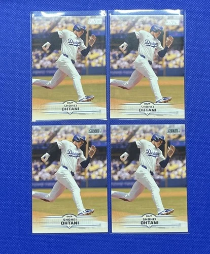Shohei Ohtani - 2025 Topps Stadium Club #58 (4) Card Base Lot - Dodgers MVP