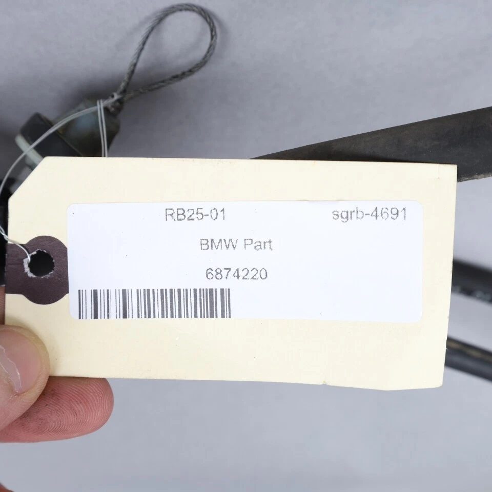 Actuador de freno de estacionamiento BMW X5 X6 2014-2018 con cables 34436874220 OEM usado Foto 3 de 4