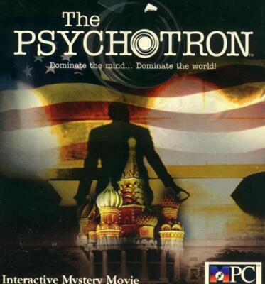 The Psychotron PC CD uncover the conspiracies spy role interactive movie game!