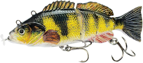 Robotic Swimming Lure,Ods Electric Fishing Lure 4 Segment Jointed Swimbait USB R