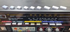 3D Printed - 9 Silver Push Buttons for Lasonic 975 Jumbo Boombox Radio