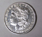 AU 1885-P Morgan Silver Dollar Cleaned Polished Philadelphia Mint Coin (mrmtb4) — photo 1