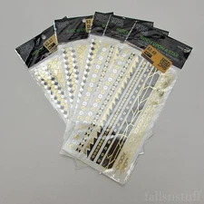 Metallic Gold Silver Flash Temporary Tattoo  - 5 Packs - Festival Accessories
