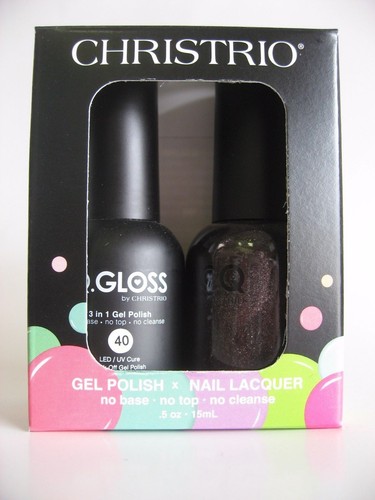 Q GLOSS Christrio Duo 3 IN 1 Soak-Off Gel w/Polish No Base, Top or Cleanse Pt 1 - Picture 37 of 54