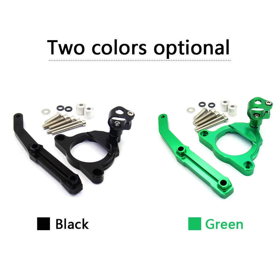 Kit de montaje de soporte estabilizador amortiguador de dirección CNC para Kawasaki Z800 2013-2016 Foto 3 de 4