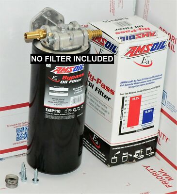 Remote Engine Bypass Oil Filter Mount~1''-16 NO Filter EaBP 90/100/110