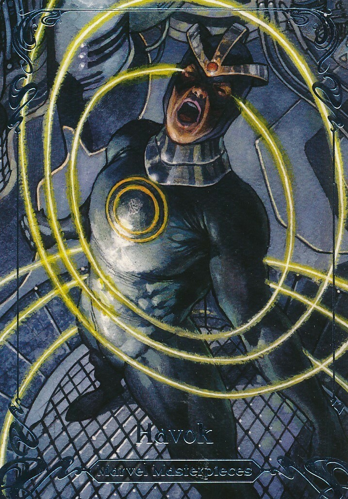 2018 SKYBOX MARVEL MASTERPIECES BASE CARD SINGLE HAVOK #41