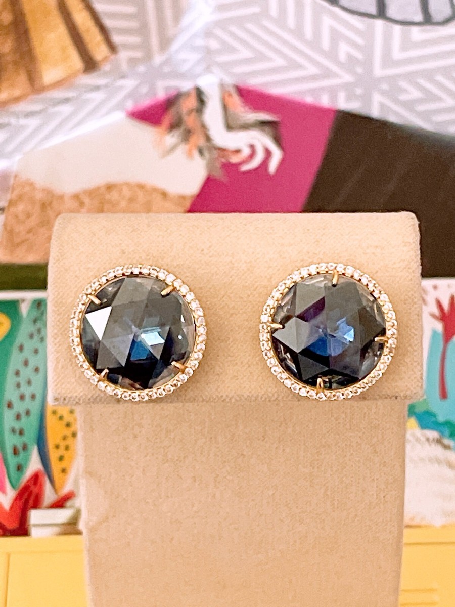 【限定価格】Kate Spade☆Silvertone Cubic Zirconia NEW Kate Spade Gleaming Garden Delicate Flower Stud Earrings