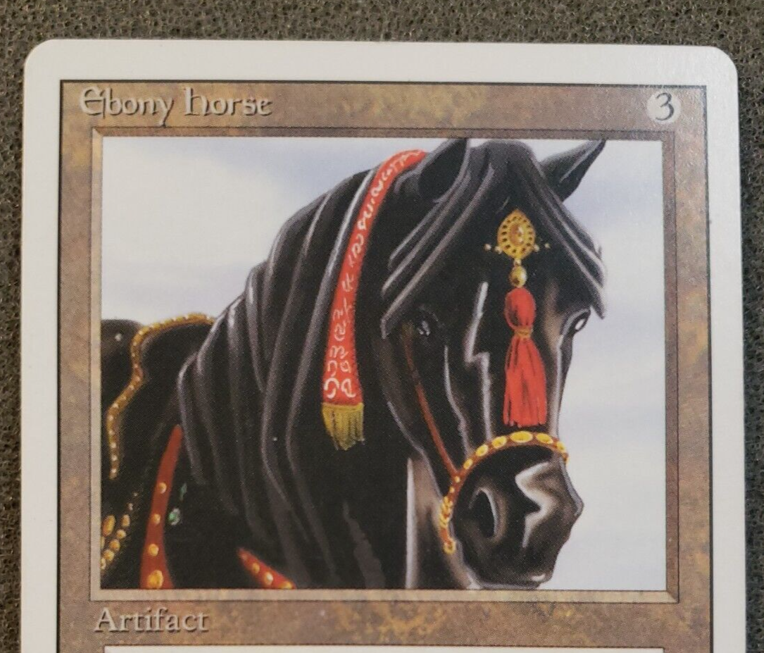 Ebony Horse Revised NM Artifact Rare MAGIC THE GATHERING MTG CARD