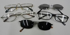 Lot of 5 Vintage Eyeglass/Sunglasses Frames Only FOSTER GRANT/PERSONAL/JEFFERSON
