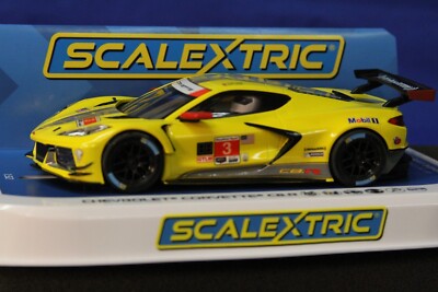 Scalextric C4246 Chevrolet Corvette C8R 24hrs Daytona 2020 CG & T 1/32 Slot Car