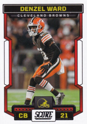 2023 Score Football Card #212 Denzel Ward