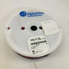ALPHA WIRE #1856/19 RED 1000FT HOOK UP WIRE 20AWG