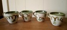 Vintage John B Taylor Louisville Stoneware Co. Harvest Pattern Set of 4 Mugs/Cup — photo 4