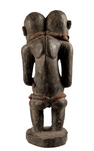 Statuette Siamoise Singe Bulu Janus - Art Tribal Africain # 17535 - Picture 5 of 9