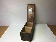 Used Old Box Of A Hardware Store - 17.5 X 7.5 X 7 Cm