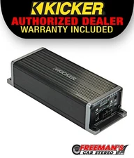 Kicker 47KEY200.4 4x50 watt 4-Channel Full-Range Smart Amplifier