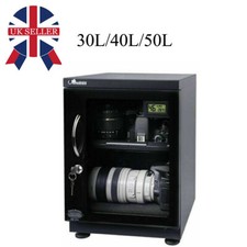 30/40/50L Digital Dehumidify Dry Cabinet for Sony Nikon Lens Camera Storage UK