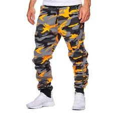 Men's Cargo Combat Army Camouflage Sport Pants Joggers Sweatpants Trousers
