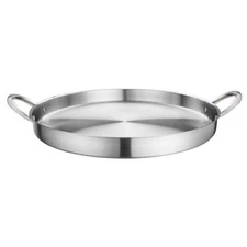 Mexican Style Stainless steel flat surface Round Redondo Comal Roaster 16 inc...