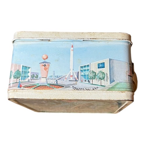 Disney Vintage Rare Metal Tin Disneyland Safari Aladdin Industries Lunch Box - Picture 5 of 10